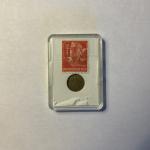 1938 D German 5 Phennig Coin and Stamp Set