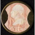 1862 Ayer's Sarsaparilla 3¢ Encased Stamp