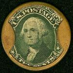 10¢ Hunt & Nash Irving House Encased Stamp, 1862