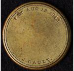 1862 J. Gault 5¢ Jefferson Encased Postage Stamp