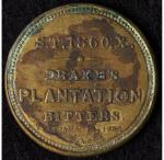 1862 Drake's Plantation Bitters 3¢ Encased Stamp