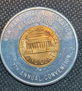 New Hampshire Encased Cent Stamp L302