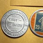 France Encased Postage Stamps - Kirby-Smith Autos