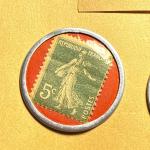 France Encased Postage Stamps - Kirby-Smith Autos