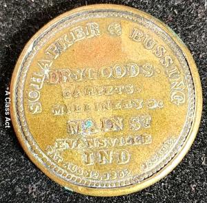 Schapker & Bussing 10¢ Washington Encased Stamp