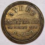 1862 Encased Three Cent Postage Stamp #20781