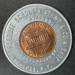 Freddie Scholl's 1960-D Lincoln Lucky Coin Stamp