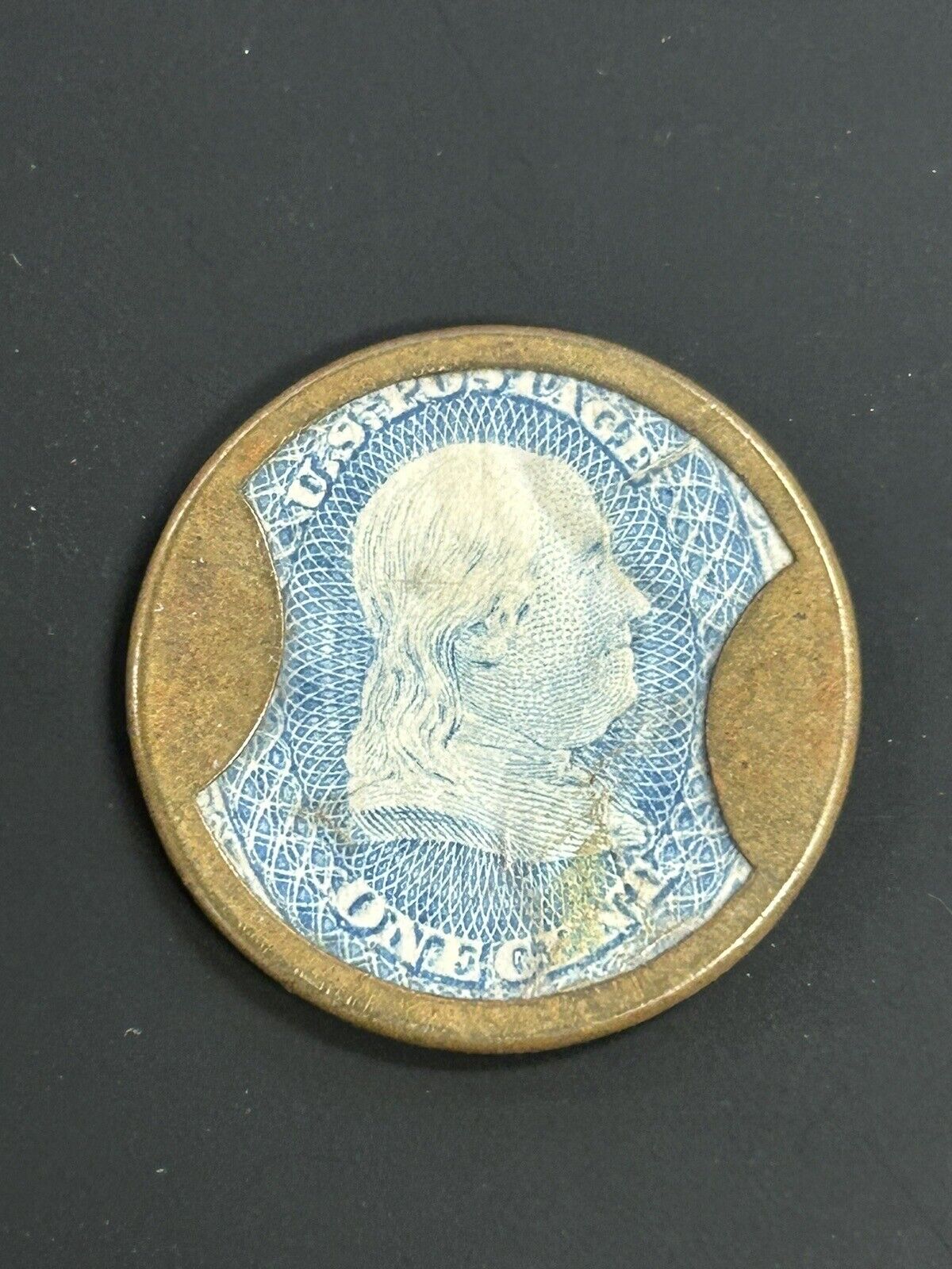 Encased Postage Stamps: Ayers Sarsaparilla Civil War Coins