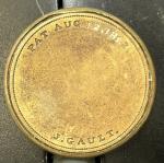 Encased J. Gault 5c Deep Orange Postage Stamp