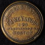 1862 1¢ Joseph L. Bates Encased Postage Stamp