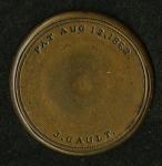 1862 J. Gault 24¢ Encased Postage Stamp