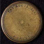 3¢ J. Gault 1862 Encased Postage Stamp