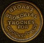 1862 5¢ Brown's Bronchial Troches Encased Stamp