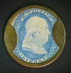 1862 Mendum's Family Wine Emporium Encased Stamp