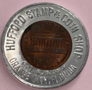 1964 Vintage Hufford Stamp Coin Shop Lucky Penny