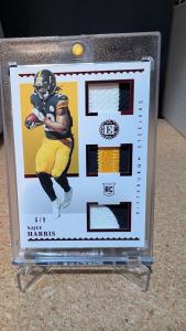 2021 Panini Encased Najee Harris Triple Patch 6/9