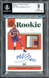 2018 Panini Mikal Bridges Green Rookie Patch Autograph