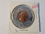 1960D Encased Cent Civil War 100th Anniversary