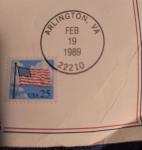 Iwo Jima Marines 3¢ Vintage Stamp in Case