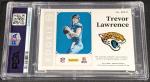 Trevor Lawrence 2021 Encased Rookie Swatch Card
