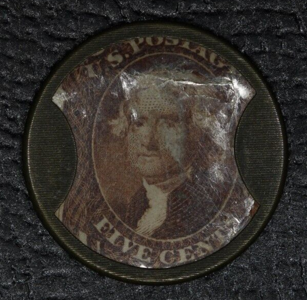 1862 5c Encased Postage Stamp EP-79 S-96a