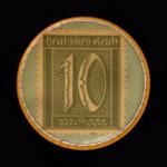 Germany Encased Postage Stamp 10 Pfennig