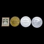 Set of 4 Rare Encased Stamps USA & France