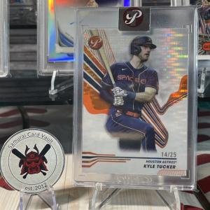 Kyle Tucker 2024 Topps Pristine Orange Pulsar Encased