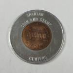 1968 Good Luck Penny Encased Vintage Stamp Coin