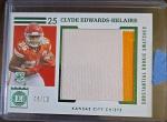 2020 Panini Clyde Edwards-Helaire Encased Rookie Stamp