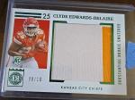 2020 Panini Clyde Edwards-Helaire Encased Rookie Stamp