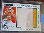2020 Panini Clyde Edwards-Helaire Encased Rookie Stamp