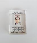 Presidential Paperweight: Nixon Postage Stamp Display