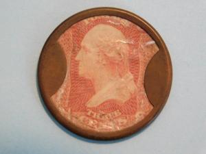 1862 Ayer's Sarsaparilla 3 Cent Washington Stamp