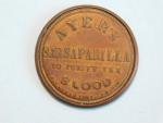 1862 Ayer's Sarsaparilla 3 Cent Washington Stamp