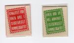 Denmark WWII German Occupation Encased Stamps