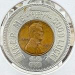 1953-D Lincoln Wheat Penny Encased Coin Collection