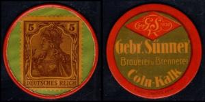 Germany 5 Pfennig Encased Postage Stamp