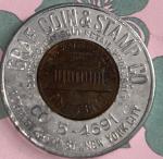 1961 GRAF Coin & Stamp New York Charm