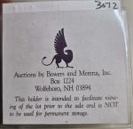 3 Cent Mica Encased Postage Stamp Civil War