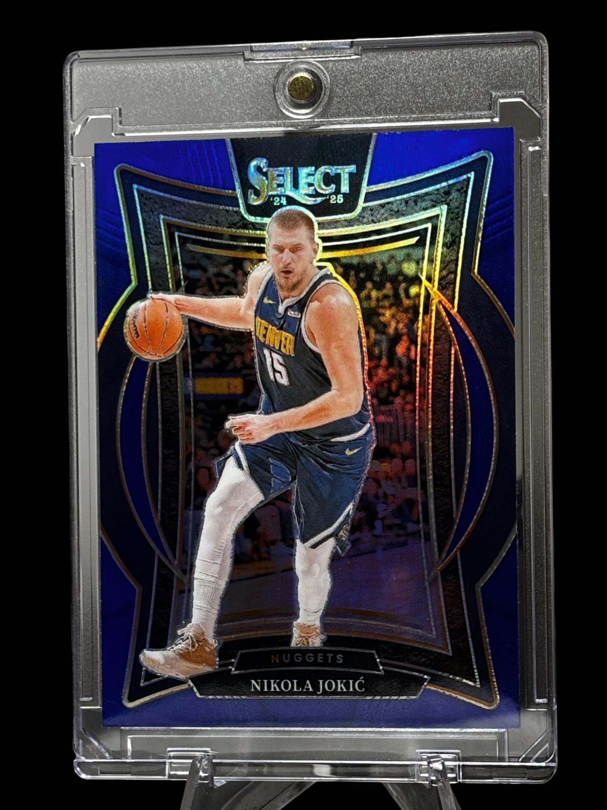 Nikola Jokic Rare Blue Holo Prizm Card