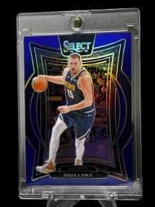 Nikola Jokic Rare Blue Holo Prizm Card