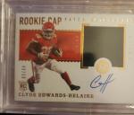 2020 Clyde Edwards-Helaire Rookie Cap Patch Auto