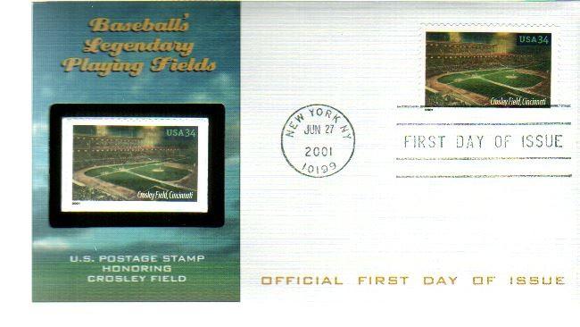 Fleetwood 3512 Baseball Crosley Field Stamp Set