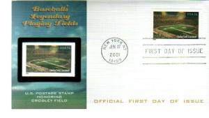 Fleetwood 3512 Baseball Crosley Field Stamp Set