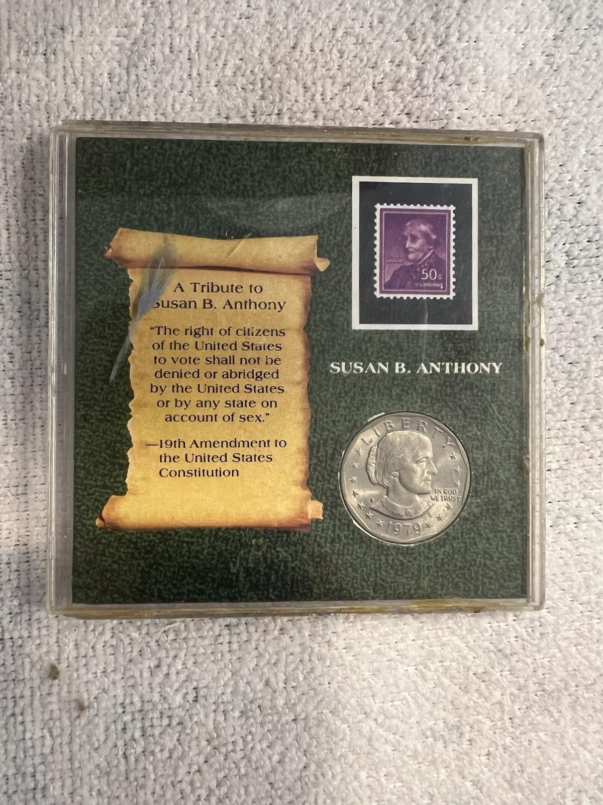 Rare 1979 Susan B. Anthony Encased Dollar Stamp