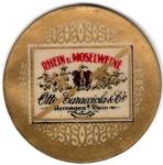 Rare Germany Encased Postage Stamp 10 Pfennig