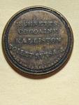 1862 Burnett's Cocoaine Kalliston Encased Stamp