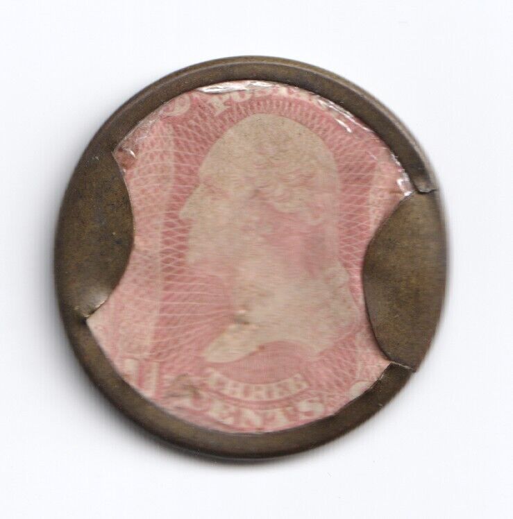 Ayers Sarsaparilla Encased Postage Stamp Coin EP34 EP15a