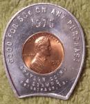 1975 D Grayson Encased Coin and Stamp Collection